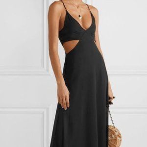 Ccutout chiffon maxi dress | Marika Vera